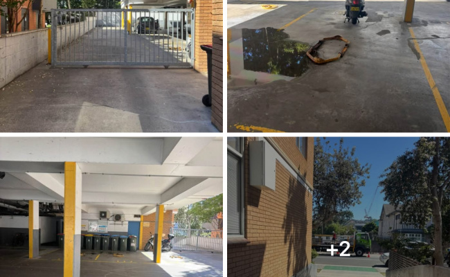 Prime gated parking down the street from Bondi Pavilion