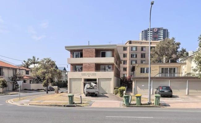 Driveway parking on Cypress Avenue in Surfers Paradise Queensland