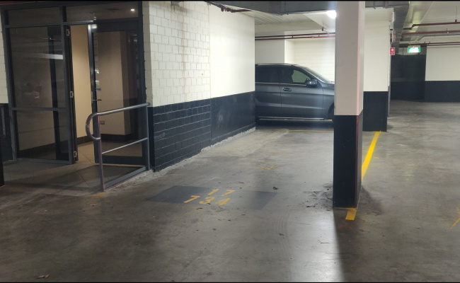 Secure basement parking on Danks street, Waterloo