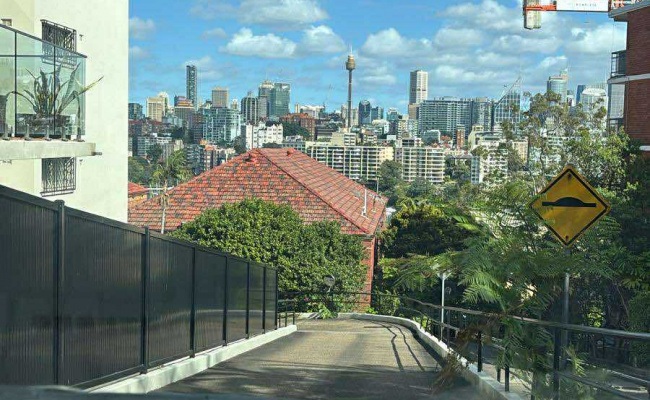 Lock up garage parking on Darling Point Road in Darling Point New South Wales