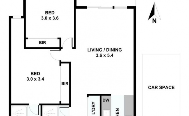 1 Minute walk to Highett Station, a secure underground garage