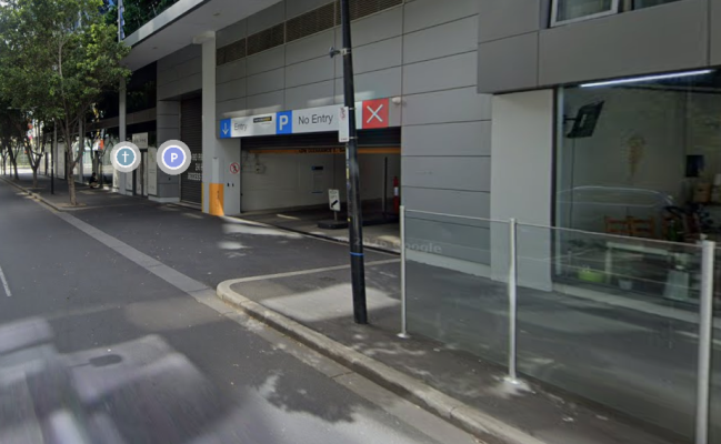 Undercover Car Space in Docklands Near Tram