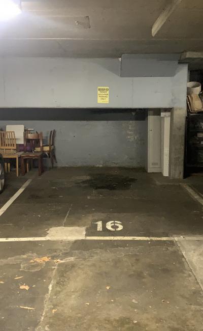 Undercover parking on Drewery Lane in Melbourne Central Business District Victoria