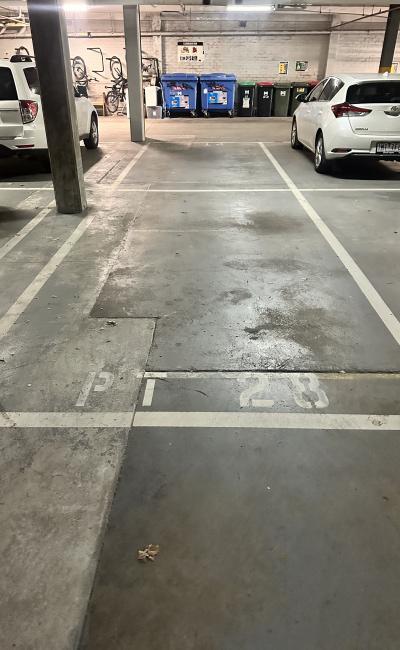 Indoor lot parking on Drummond Street in Carlton Victoria