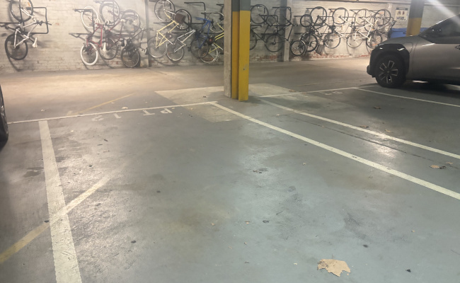Indoor lot parking on Drummond Street in Carlton Victoria