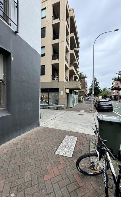 Just opposite to the Manly Wharf