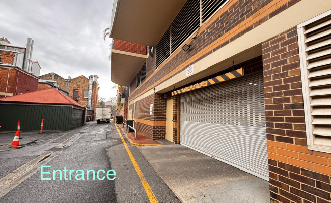 Parking space near Rundle st, indoor, secure & spacious