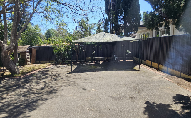 Undercover parking on Edgeworth David Avenue in Waitara New South Wales