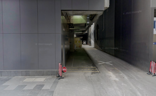 Car Stacker parking on Elizabeth Street in Melbourne Central Business District Victoria