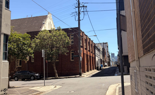 Indoor lot parking on Elizabeth Street in Surry Hills New South Wales
