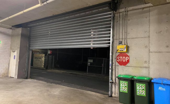 Indoor lot parking on Elizabeth Street in Sydney Central Business District New South Wales