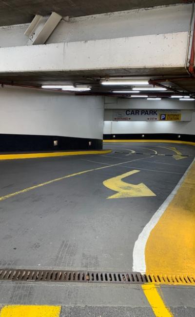 Indoor lot parking on Exhibition Street in Melbourne Victoria