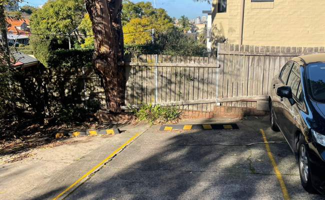 Outdoor lot parking on Falcon Street in Neutral Bay New South Wales