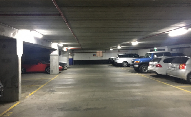 Indoor lot parking on Fitzroy St in St Kilda