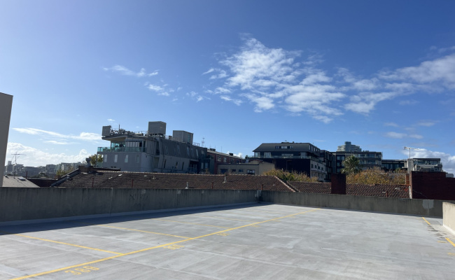 Outdoor lot parking on Fitzroy Street in St Kilda Victoria