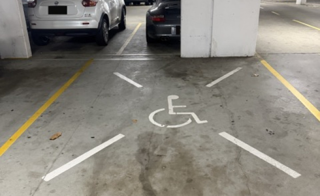 Undercover parking on Fitzroy Street in St Kilda Victoria