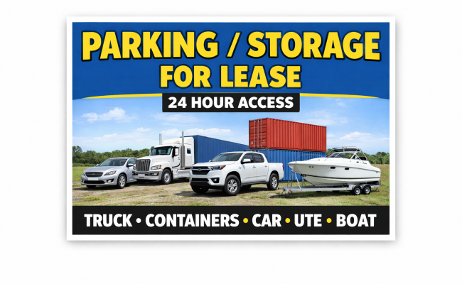 Walk to work or your boat caravan ute