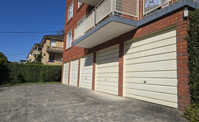 Lock up garage parking on Forest Grove in Epping New South Wales