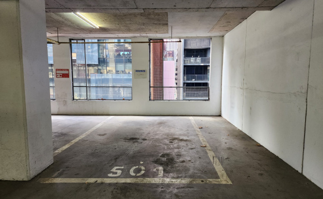 Indoor lot parking on Franklin Street in Melbourne Victoria