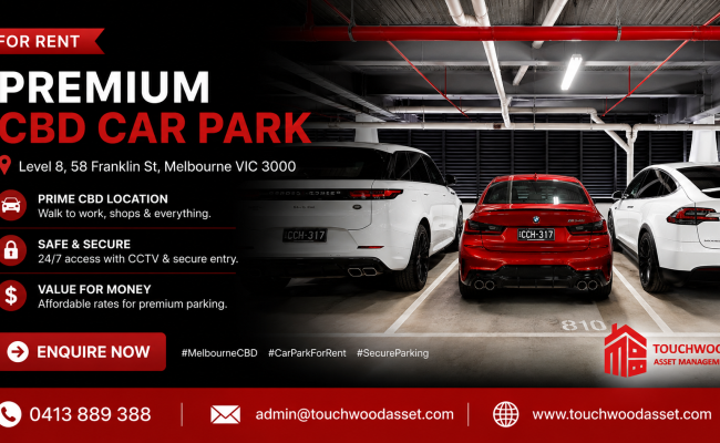 Indoor lot parking on Franklin Street in Melbourne Victoria