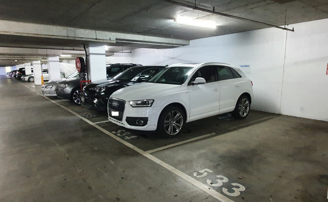 Indoor lot parking on Franklin Street in Melbourne Victoria