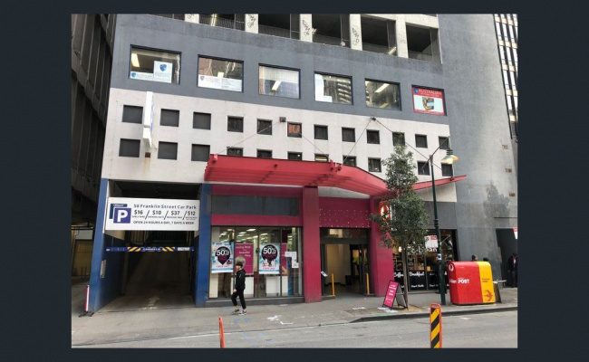 Indoor lot parking on Franklin Street in Melbourne Victoria