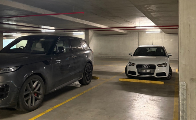 Undercover parking on Freshwater Place in Southbank Victoria