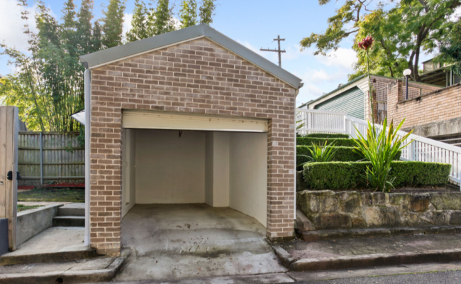 completely empty Garage for Car Plus personal effects if needed.