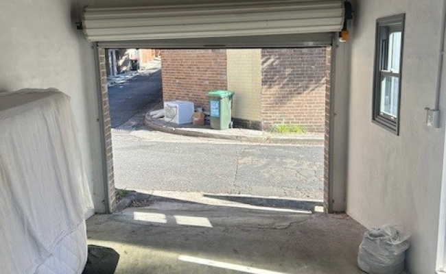 completely empty Garage for Car Plus personal effects if needed.