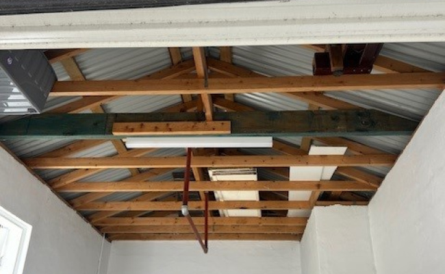 completely empty Garage for Car Plus personal effects if needed.