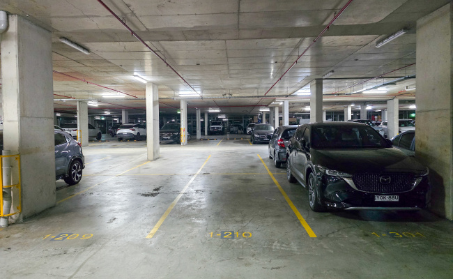 Undercover parking on Gauthorpe Street in Rhodes New South Wales