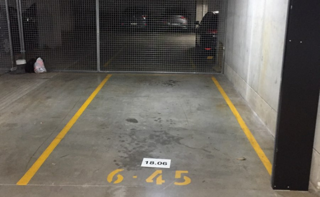 Secured carpark at Redfern Station