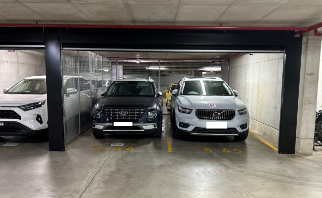 Secured carpark at Redfern Station