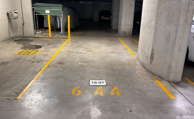 Indoor lot parking on Gibbons Street in Redfern New South Wales