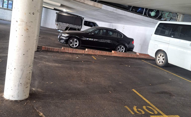 Undercover parking on Goderich Street in East Perth Western Australia