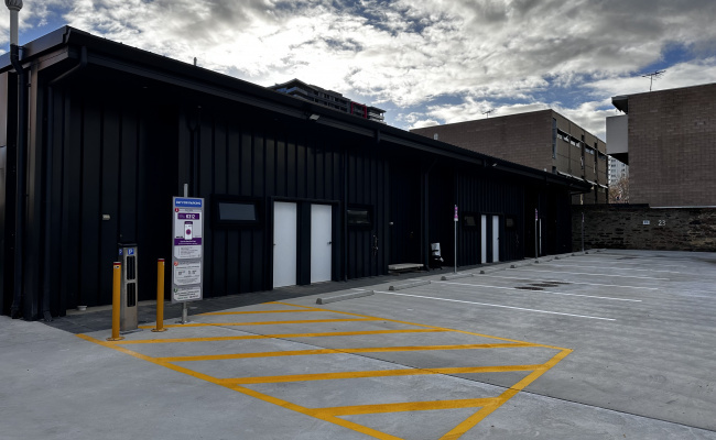 Outdoor lot parking on Gouger Street in Adelaide South Australia