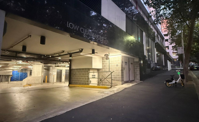 Indoor lot parking on Goulburn Street in Surry Hills New South Wales