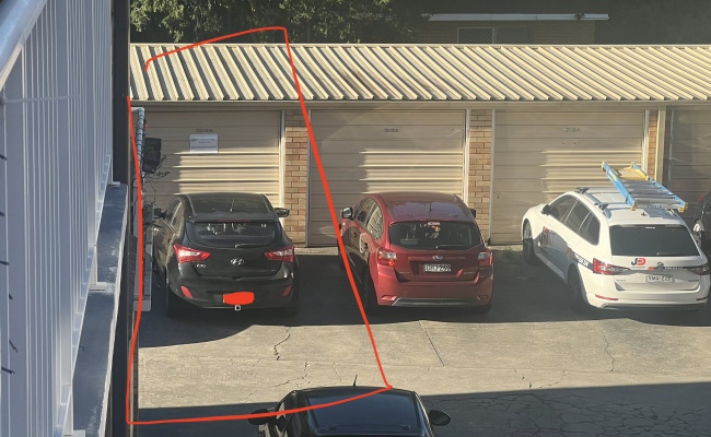 Driveway parking on Gower Street in Summer Hill New South Wales