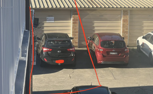 Off road parking, 3min walk to summer hill train station