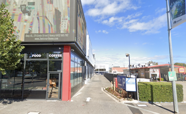 Outdoor lot parking on Grote Street in Adelaide South Australia