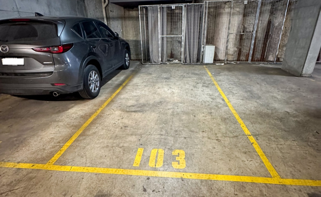 Undercover parking on Guess Avenue in Wolli Creek New South Wales
