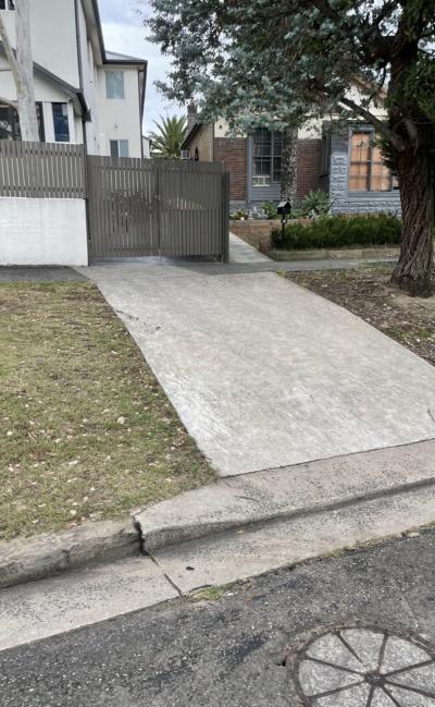 Driveway parking on Harbourne Road in Kingsford New South Wales