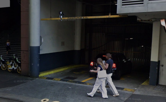 Underground security parking next to UTS
