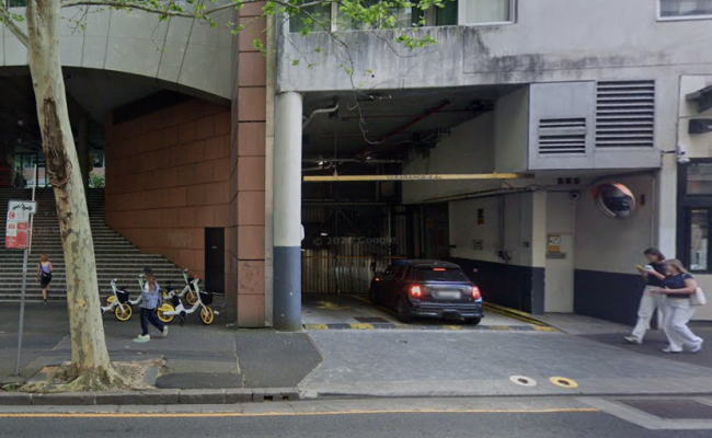 Security underground parking opposite Central station next to UTS