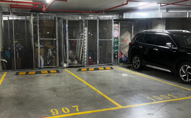 Indoor lot parking on Hassall Street in Parramatta New South Wales