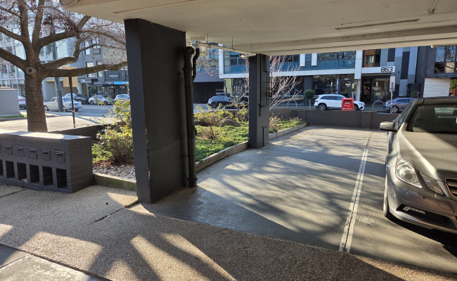 Carport parking on High Street in Armadale Victoria