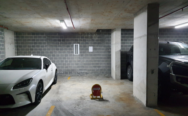 Secure undercover parking near Strathfield Station