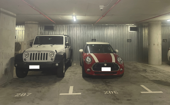 Indoor lot parking on Hope Street in South Brisbane Queensland