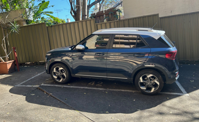 Outdoor lot parking on Hopewell Street in Paddington New South Wales