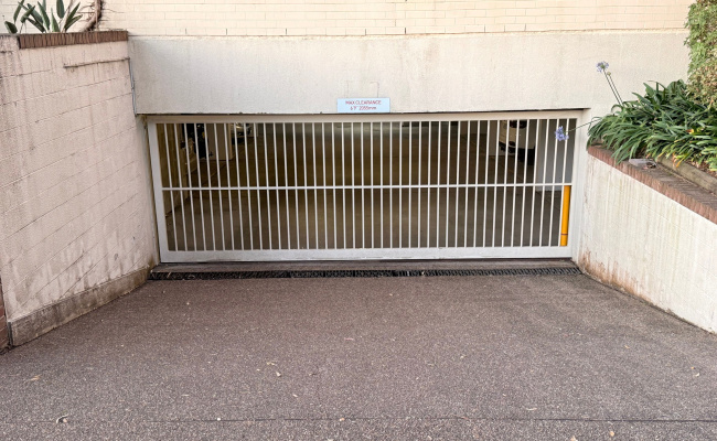 Indoor lot parking on Hume Street in Wollstonecraft New South Wales